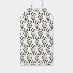Golfer Gift Oversized Golf Balls Gold Tees Tags