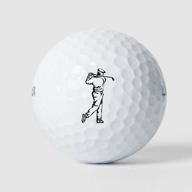 Golfer Golf Balls (Front)