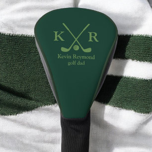 Golfer . Golf-Player Classic Monogrammed Golf Head Cover