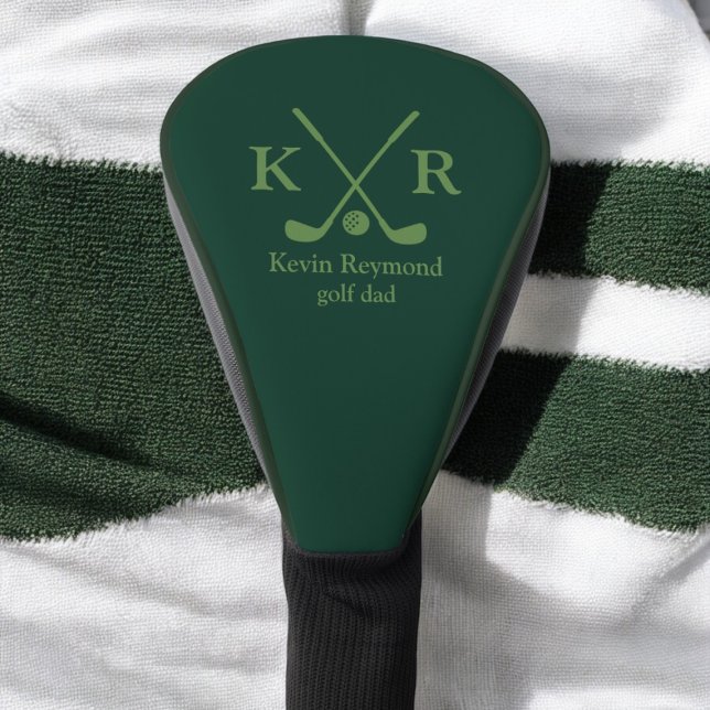 Golfer . Golf-Player Classic Monogrammed Golf Head Cover (Creator Uploaded)