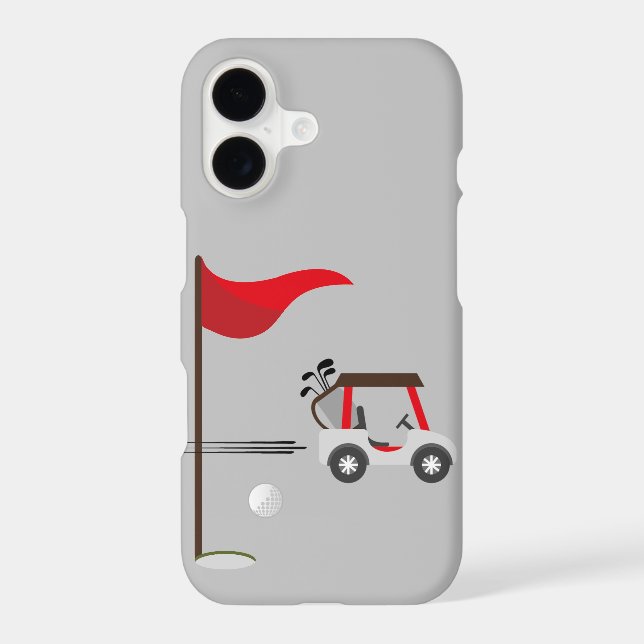 Golfer Golfing Golf Sport Fitness iPhone Case (Back)