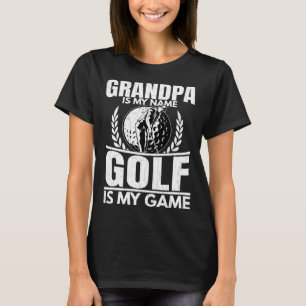 Golfer Grandpa  Golf Player Golfing Coach Graphic T-Shirt