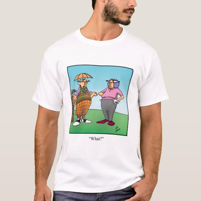 Golfer Humour Tee Shirt For Him (Front)