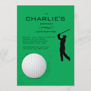 Golfer Invitation