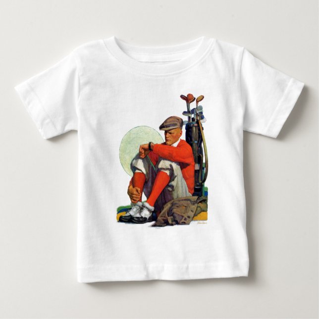 Golfer Kept Waiting Baby T-Shirt (Front)