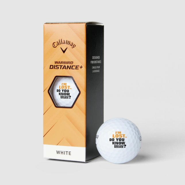 Golfer lost-ball cool golf balls (Packaging)