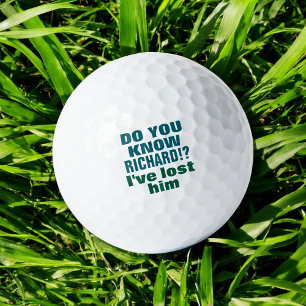 Golfer Lost Ball with Sense of Humour