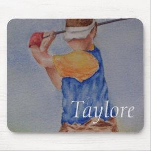 Golfer Mouse Pad