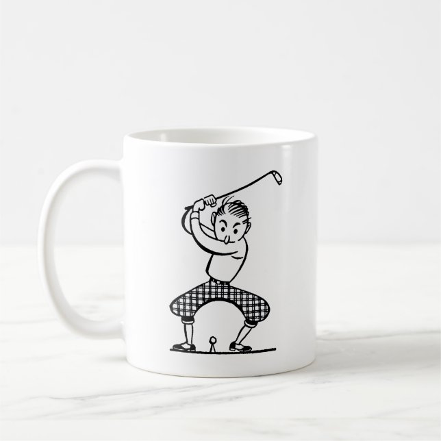 Golfer Mug (Left)