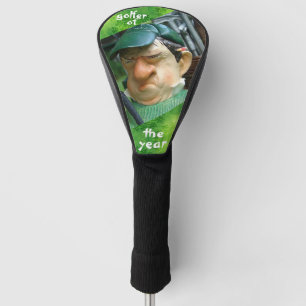 Golfer of the Year Driver Cover, White Golf Head C Cover