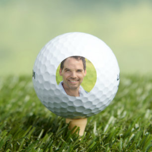 Golfer Personalized Photo Golf Balls