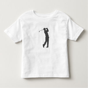 Golfer  player  silhouette toddler T-Shirt
