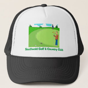 Golfer Plays Golf & Misses a Putt. Trucker Hat