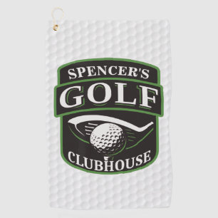 Golfer Pro Golf Player Club Clubhouse Personalised Towel