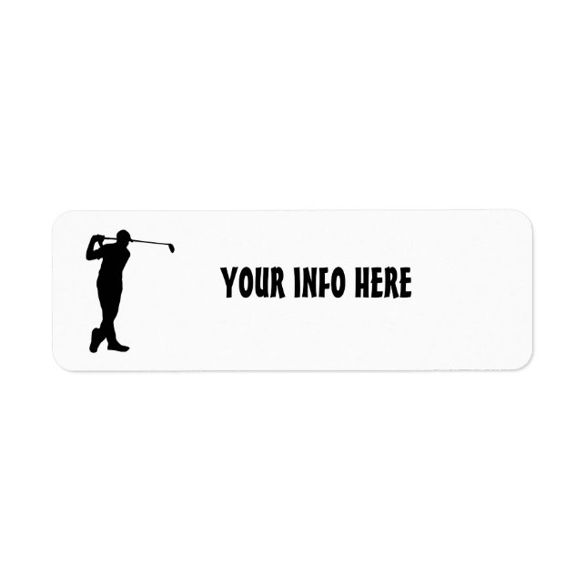 GOLFER RETURN ADDRESS LABELS (Front)