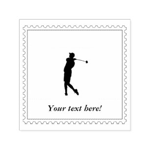 Golfer Self-inking Stamp