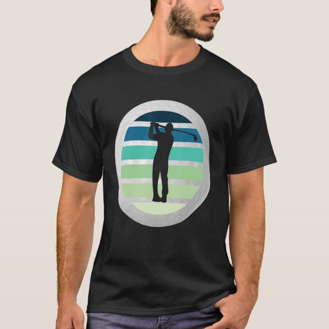 Golfer Silhouette T-Shirt (Front)