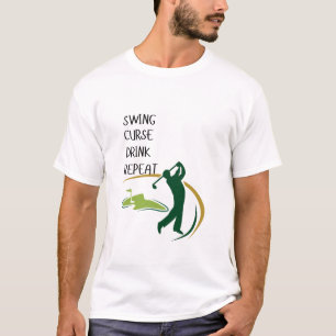 Golfer T-Shirt Gift For Golf Lovers