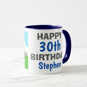 Golfer with an Unsuccessful Tee-Off Mug