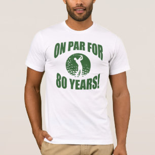 Golfer's 80th Birthday T-Shirt