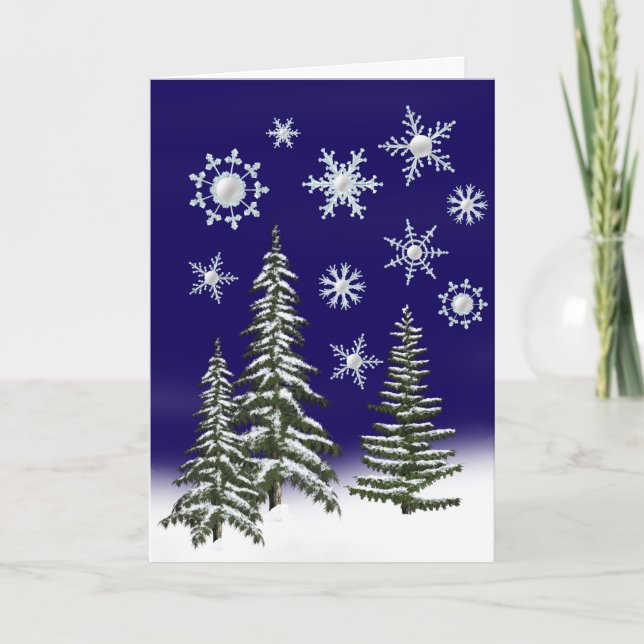 Golfer's Christmas magic Holiday Card (Front)