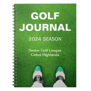 Golfer's Customized Personal Golf Journal