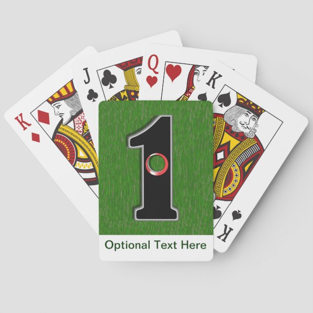 Golfer's Dream - Hole in One! Playing Cards (Back)