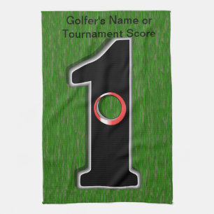 Golfer's Dream - Hole in One! Tea Towel