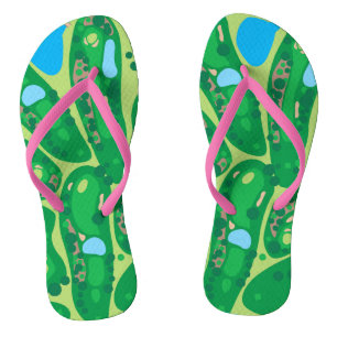 Golfer's Fun Flip-Flops Thongs