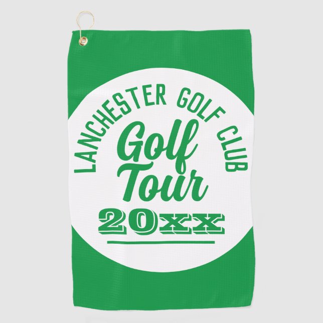 Golfers Golf Tour Towel (Front)