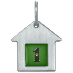 Golfers Hole in One. Luck or Skill? Pet ID Tag