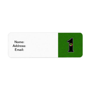 Golfers Hole in One. Luck or Skill? Return Address Label