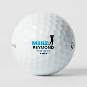 Golfer's Name - Elegant Golfer Mark Golf Balls
