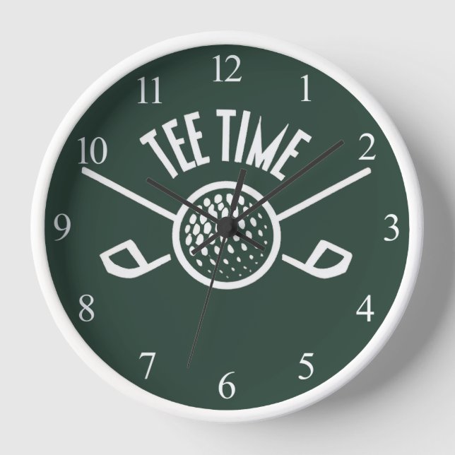 Golfers Tee Time Clock (Front)