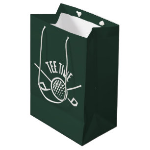 Golfers Tee Time Medium Gift Bag