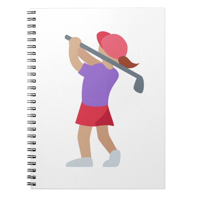 golffemale notebook (Front)