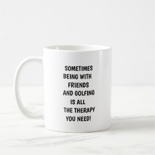 Golfing And Friend - Funny Mug