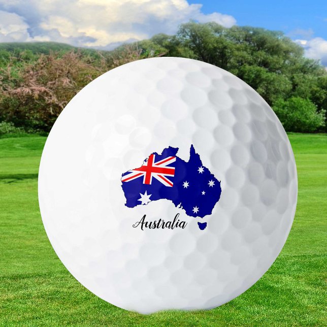 Golfing Australia & Australian Flag / Aussie Golf Balls (Creator Uploaded)