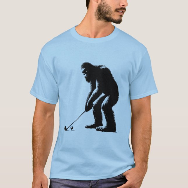 Golfing Bigfoot T-Shirt (Front)