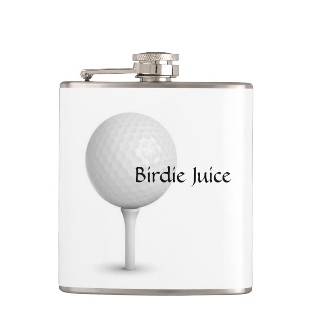 Golfing birdie juice flask (Front)