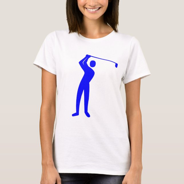 Golfing - Blue T-Shirt (Front)