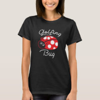 Golfing Bug Funny Ladybug Golf