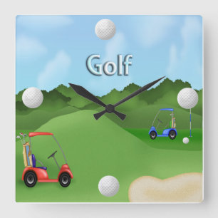 Golfing Clock