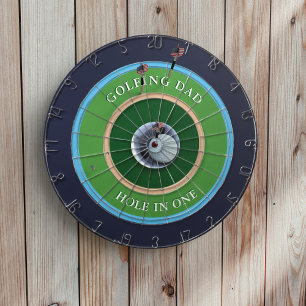 Golfing Dad Hole In One Golfers Dartboard