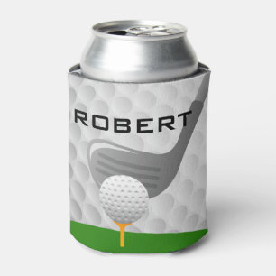 Golfing Design Beverage Bottle Can Cooler