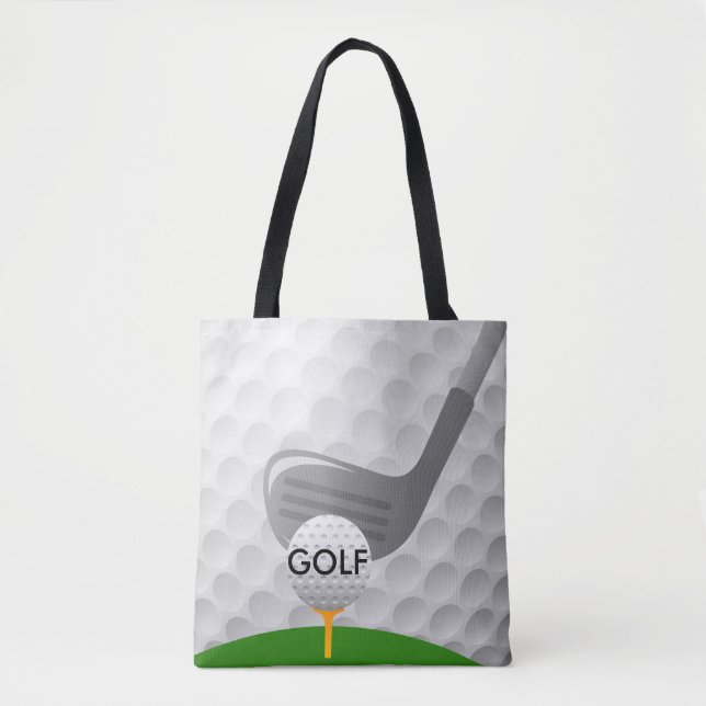 Golfing Design Tote Bag (Front)