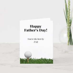 Golfing Father's Day Card
