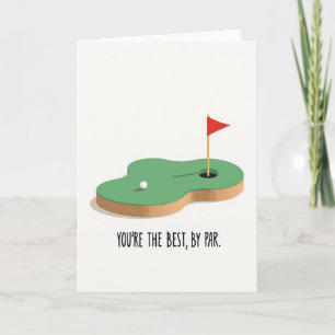 Golfing Fathers Day Card
