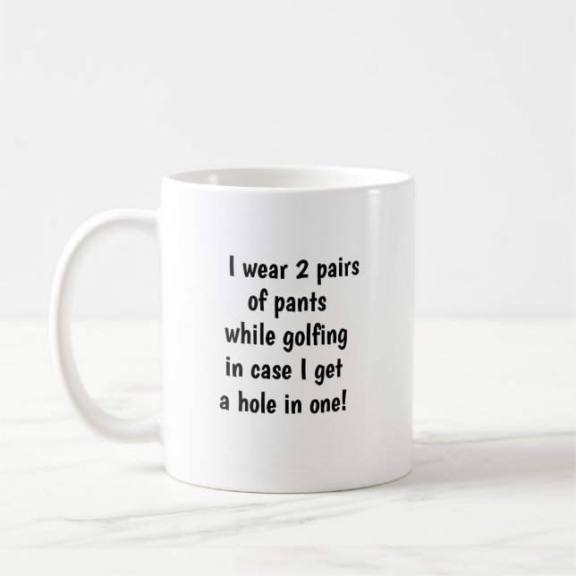 Golfing Funny Mug (Left)