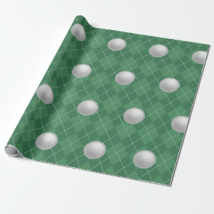 Golfing Gift Wrapping Paper